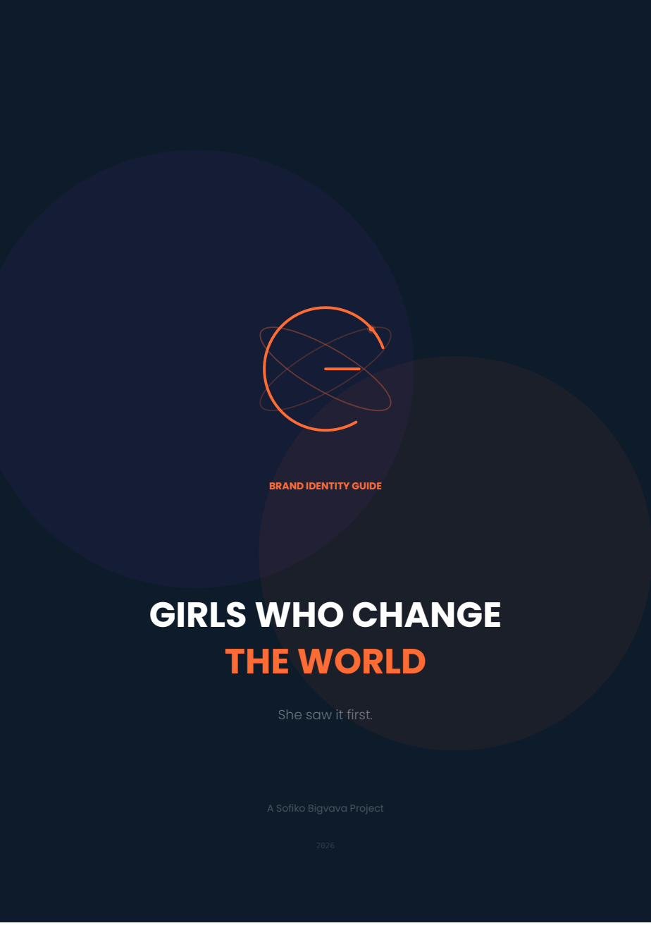 Girls Who Change the World brand identity